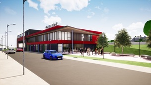 GRAND PLANS: An artist’s impression of Barnsley’s new £9m youth hub.