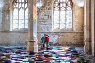 Our Colour Reflection, 2016 can now be seen at Yorkshire Sculpture Park. Photo: Hannah Devereux.