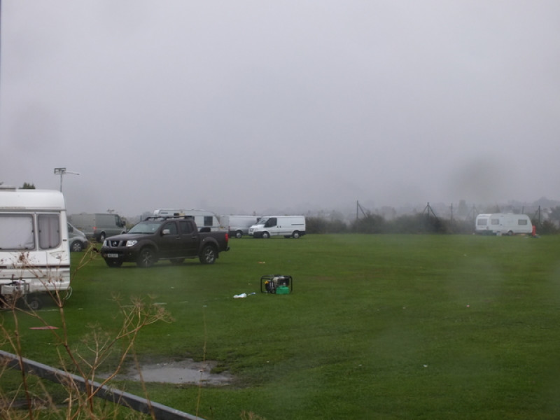 Main image for Sunday league team cancels match after travellers set up camp