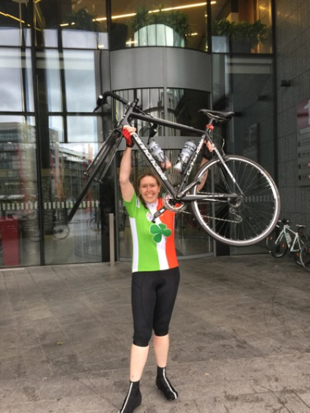 Main image for Local woman takes on epic cycle challenge