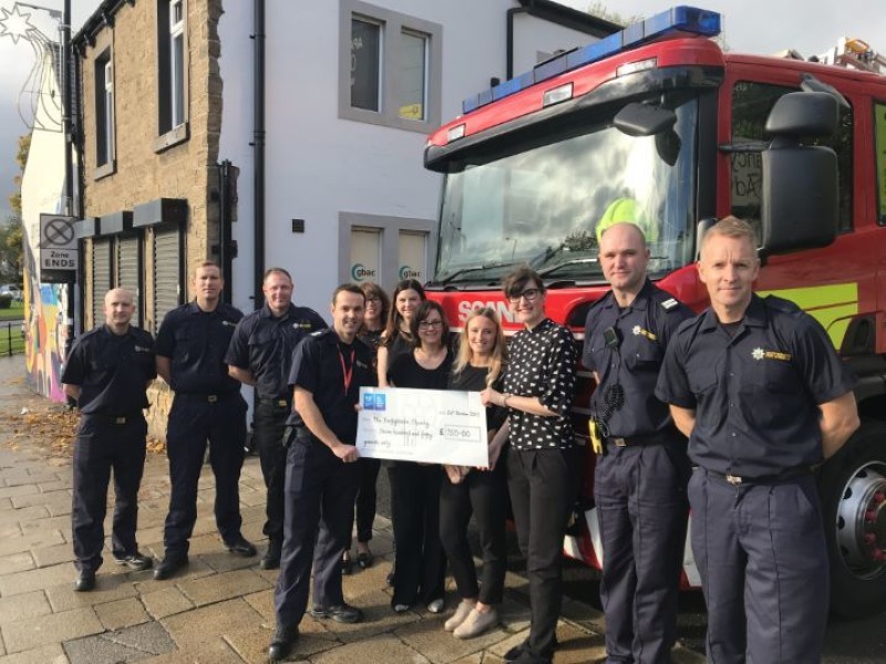 Main image for Firefighters paid back by town centre business