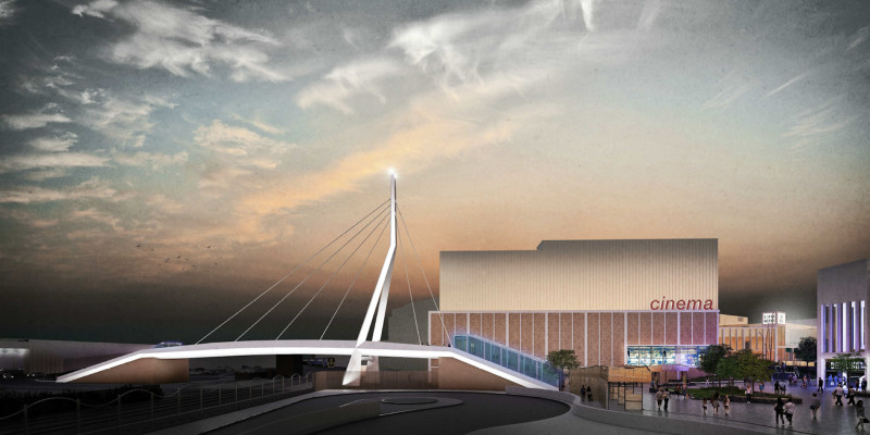 Main image for New footbridge costs to spiral by £600,000