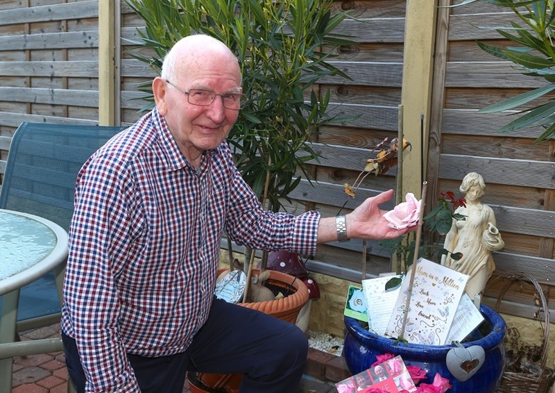 Main image for 66-years-married man nurtures rose after wife’s death