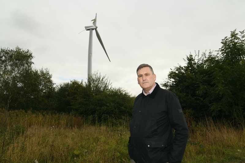 Main image for Councillor condemns wind farm owner