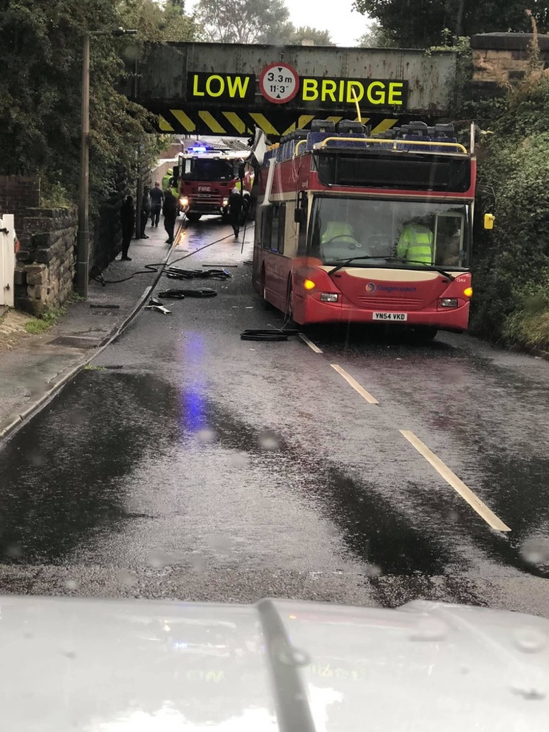 Main image for Bus passenger lucky to be alive...