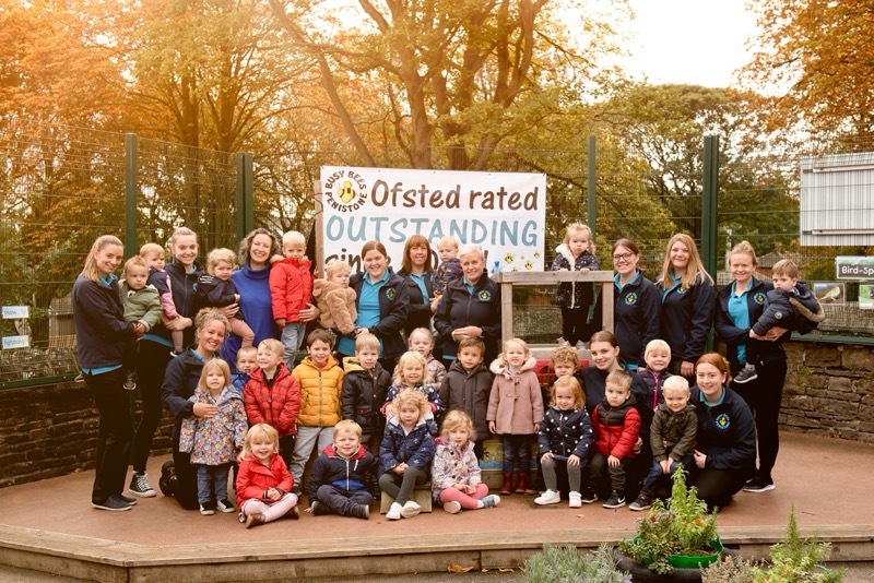 Main image for Ofsted laud nursery’s ‘outstanding’ work