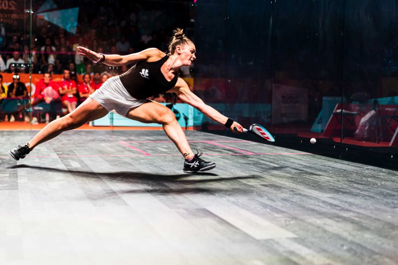 Main image for Hollie aiming for Olympics after squash finally makes games