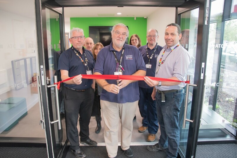 RIBBON CUTTING: The team at Barnsley College officially unveiled the site earlier this week.