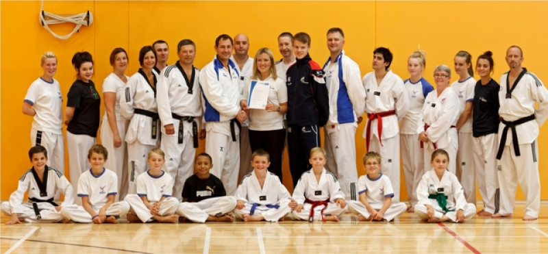 Main image for Taekwondo group hits the mark