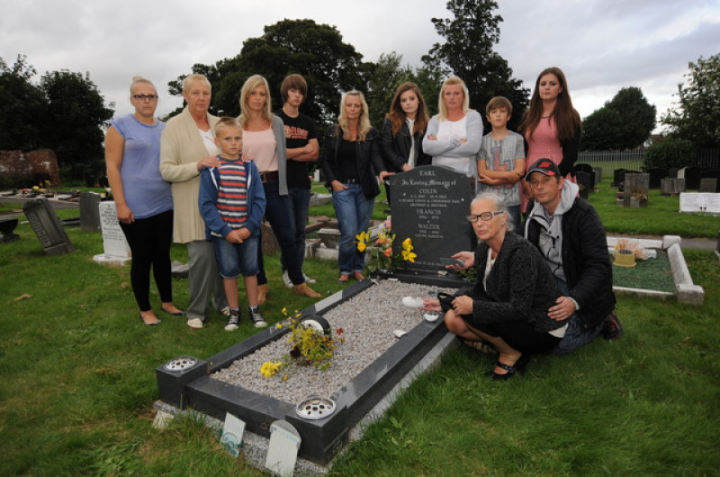 Main image for Family offer reward after dad's grave attacked