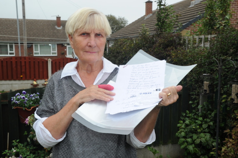 Main image for Pensioner targeted in hate mail campaign