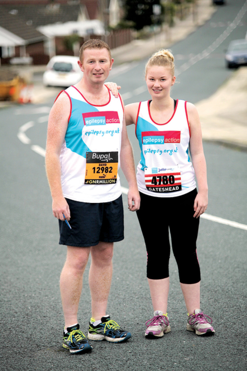Main image for Epileptic teenager braves Great North Run