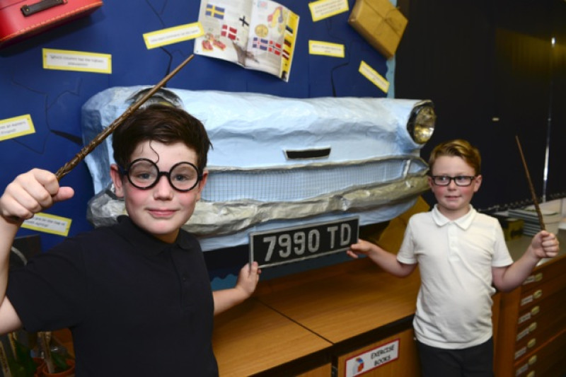 Main image for Local primary school turns classroom into Harry Potter World