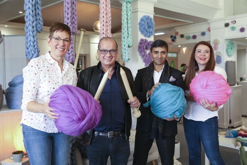Main image for Dragons visit Wool company’s first store