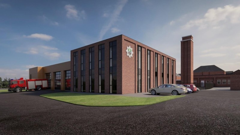 Main image for Plans for new £4m fire station are released