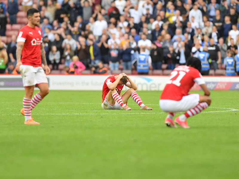 Main image for Reds concede late goals in derby defeat 
