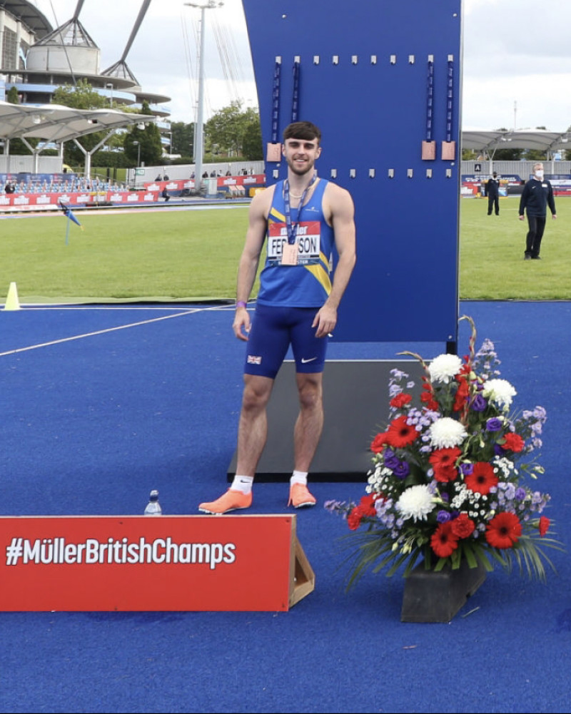 Main image for Tokyo hopeful Joe thrilled with bronze at British Championships