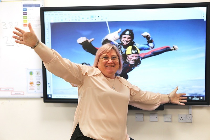Main image for PRIMARY school teacher set to conquer her fears