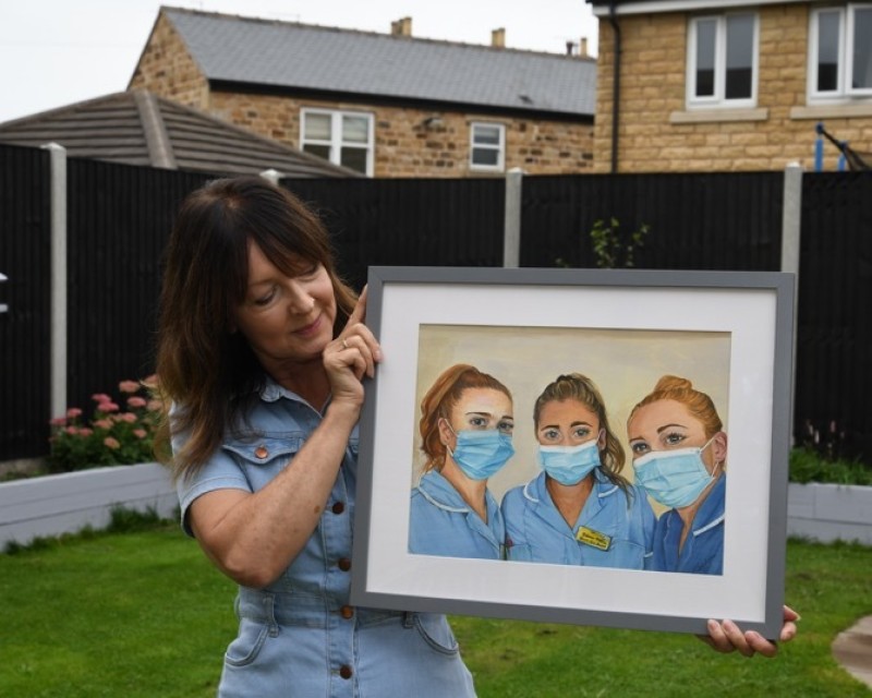 Main image for NHS painter honours colleagues