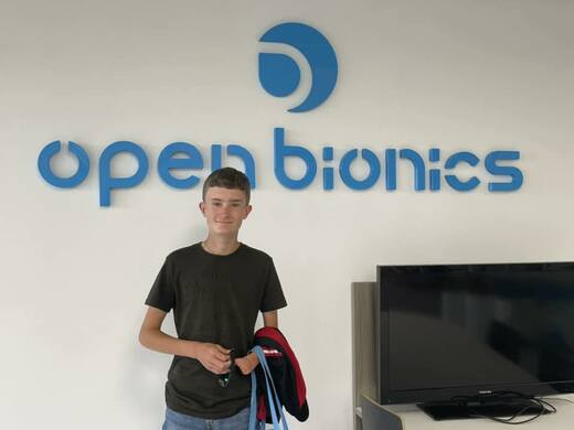 Main image for Fundraising bid launched for teen’s bionic arm