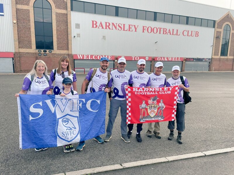 Main image for Clubs’ fans forget rivalry for charity walk
