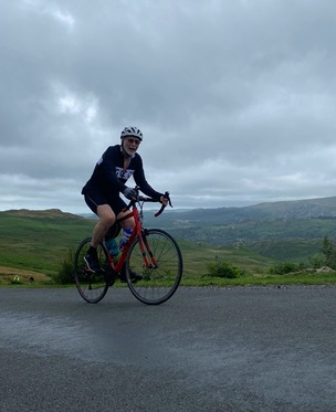 Cycling pensioner completes jaunt Image