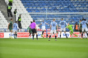 Jordan Rhodes' goal for Huddersfield helped send Barnsley down last season