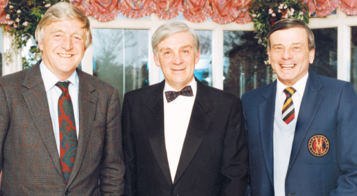 Sir Michael Parkinson, Don Booker and Dickie Bird