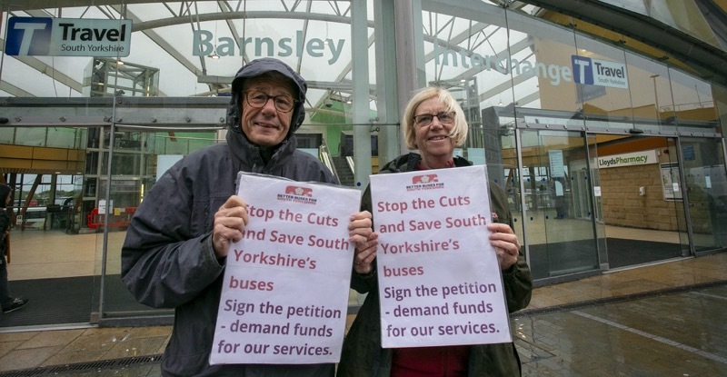 Main image for Bus petition signed by hundreds